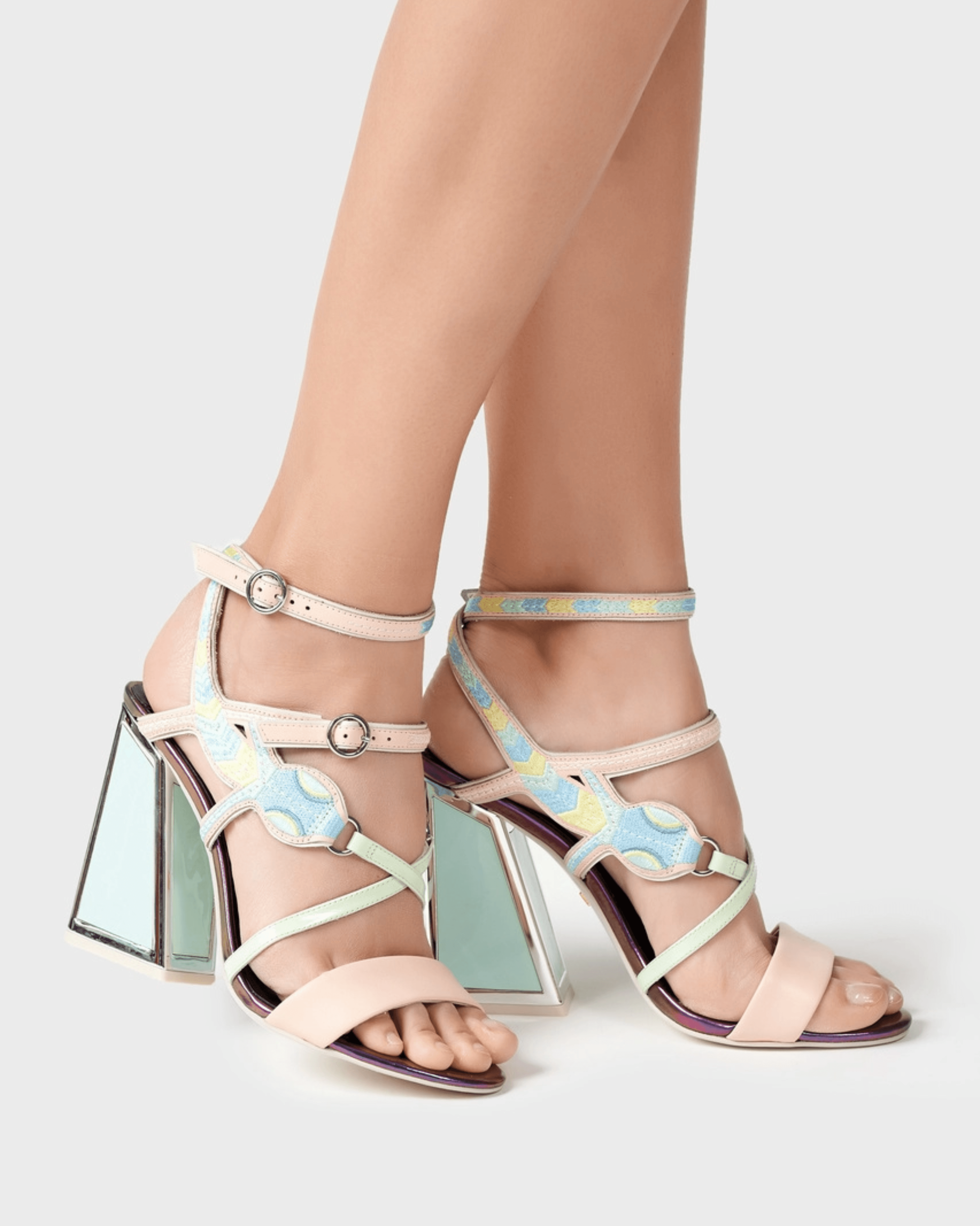 Molly Multipastels High Heels - Endless - UAE Rental and Resale for Women's Fashion