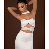 Monique Maxi Dress - White - Endless - UAE Rental and Resale for Women's Fashion