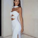 Monique Maxi Dress - White - Endless - UAE Rental and Resale for Women's Fashion