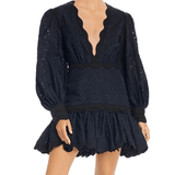 Montana Scalloped Textured Lace Dress - Endless - UAE Rental and Resale for Women's Fashion
