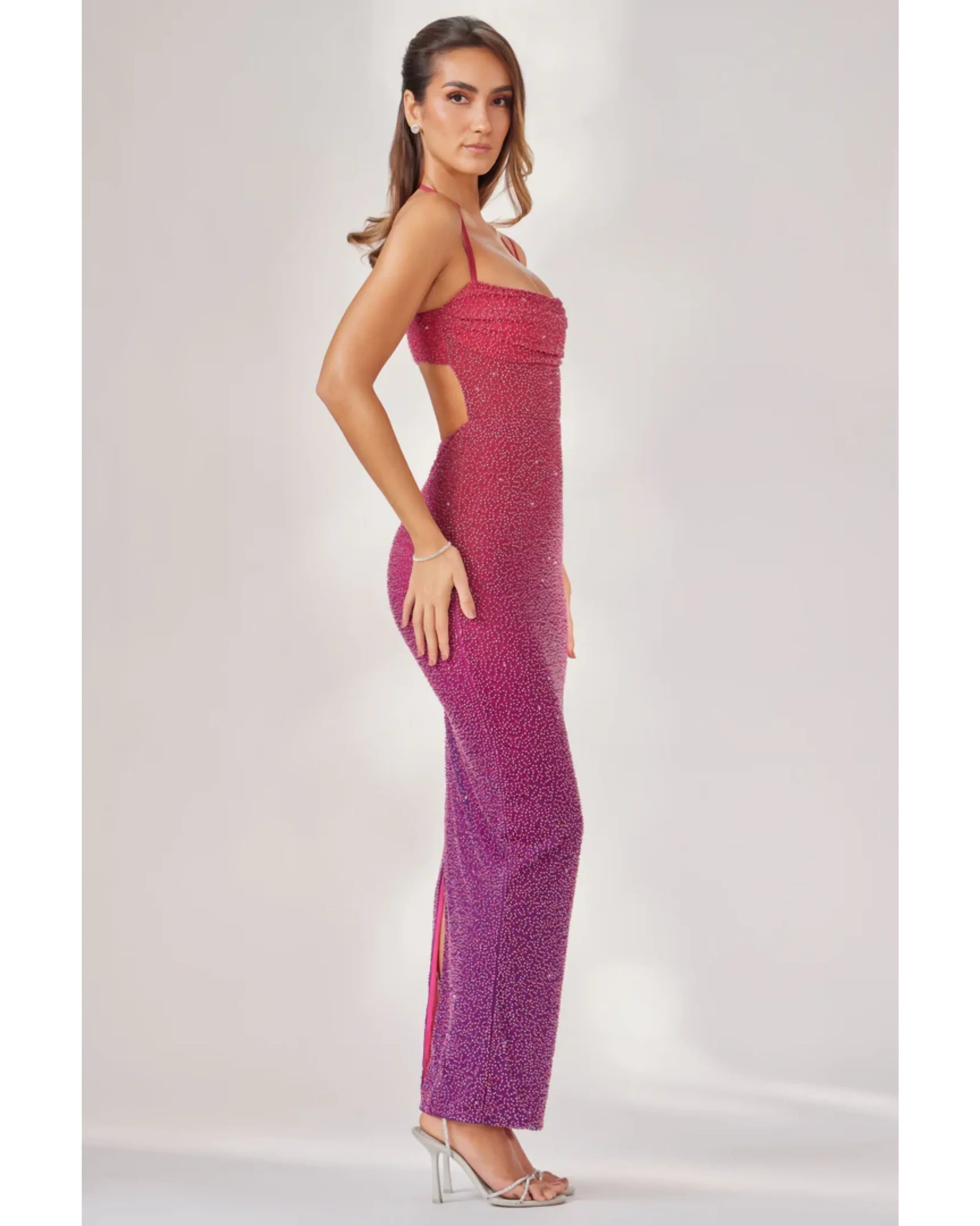 Monte Carlo Embellished Maxi Dress - Endless - UAE Rental and Resale for Women's Fashion
