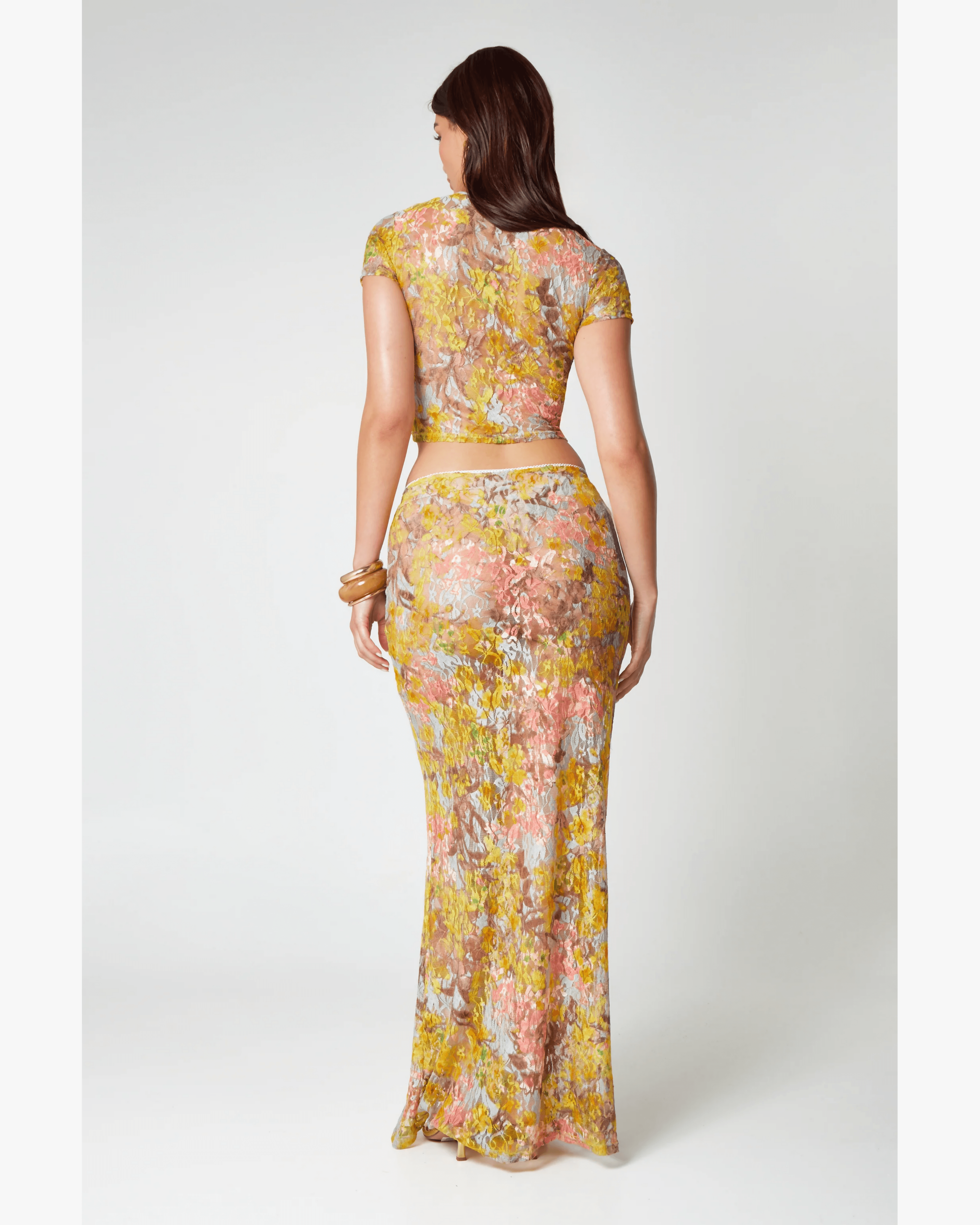 Multi Lace Co-Ord Set - Endless - UAE Rental and Resale for Women's Fashion