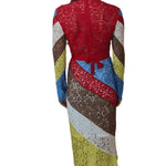 Multi Lace Midi Dress - Endless - UAE Rental and Resale for Women's Fashion