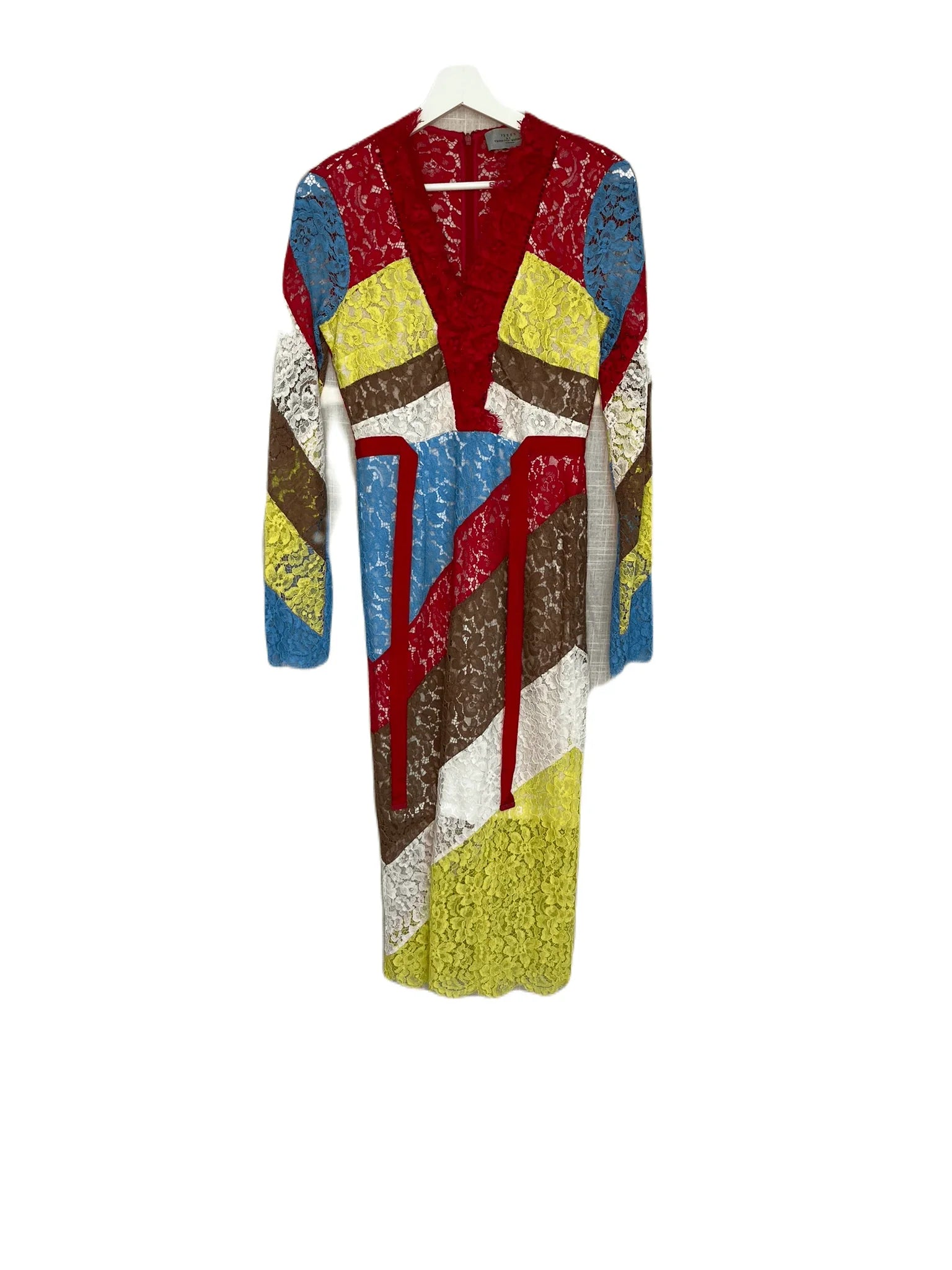 Multi Lace Midi Dress - Endless - UAE Rental and Resale for Women's Fashion