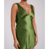 Nadia Satin Mini Dress With Cowl Back - Endless - UAE Rental and Resale for Women's Fashion