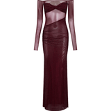Nash Diamante Off Shoulder Maxi Dress - Endless - UAE Rental and Resale for Women's Fashion