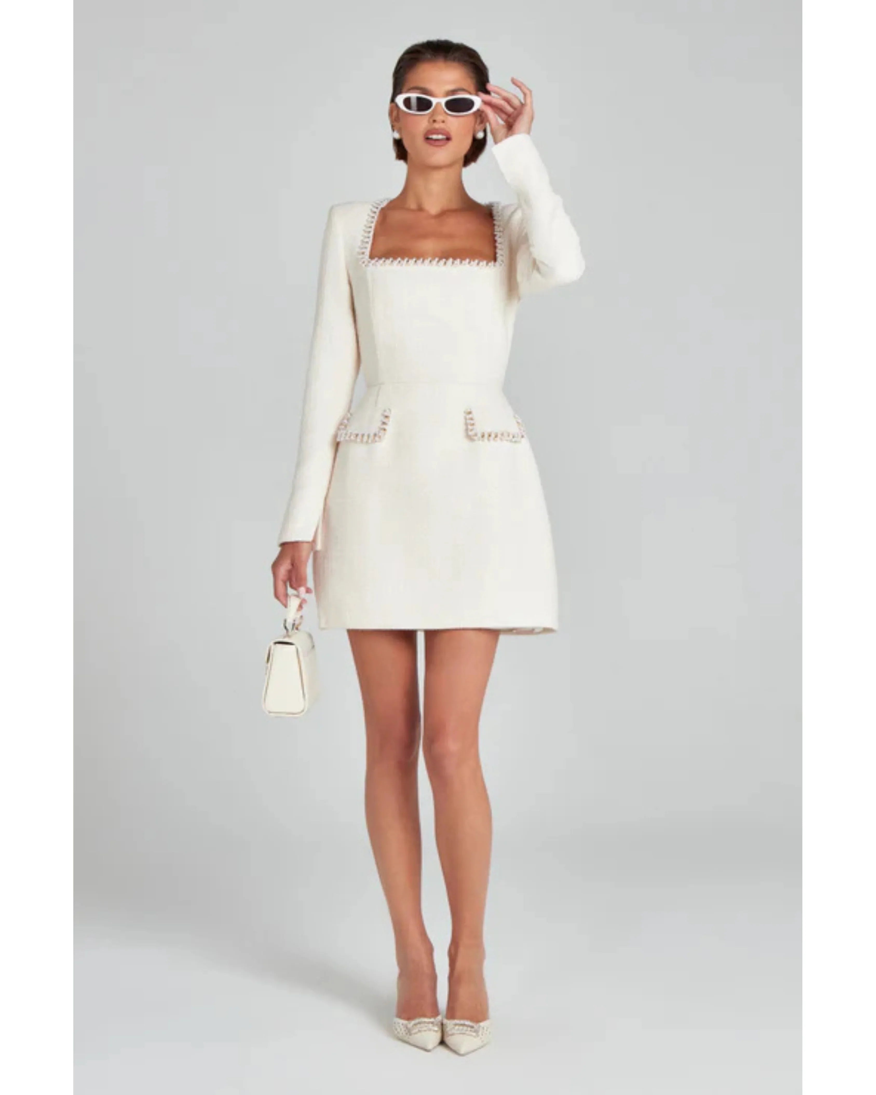 Natalie Ivory Dress - Endless - UAE Rental and Resale for Women's Fashion