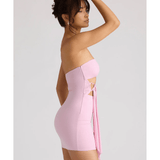 Natalya Bandeau Mini Dress - Endless - UAE Rental and Resale for Women's Fashion