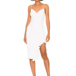Natasha Ruffle Midi Dress - Endless - UAE Rental and Resale for Women's Fashion