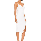 Natasha Ruffle Midi Dress - Endless - UAE Rental and Resale for Women's Fashion