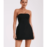 Neeka Strapless Bow Back Mini Dress - Endless - UAE Rental and Resale for Women's Fashion