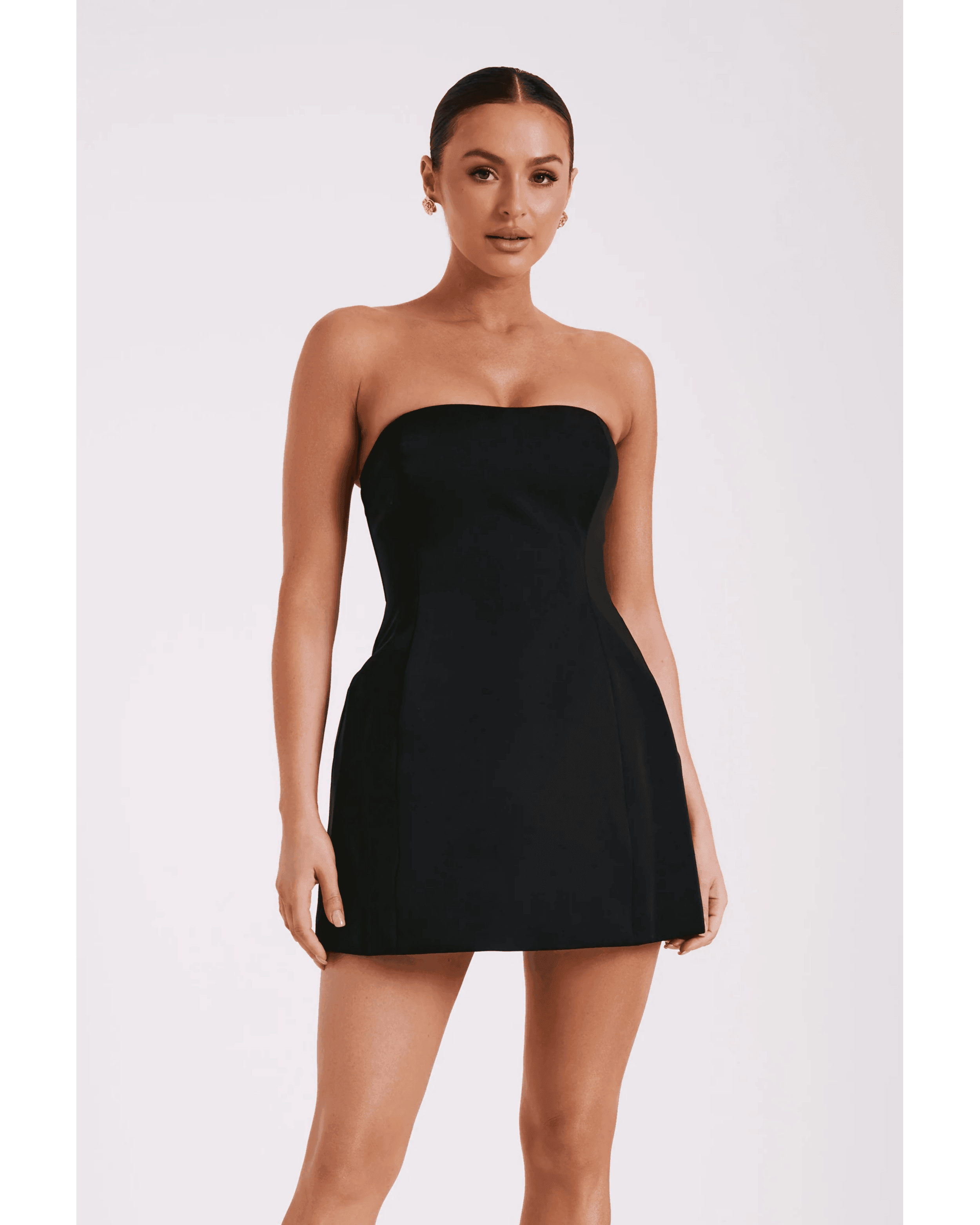 Neeka Strapless Bow Back Mini Dress - Endless - UAE Rental and Resale for Women's Fashion