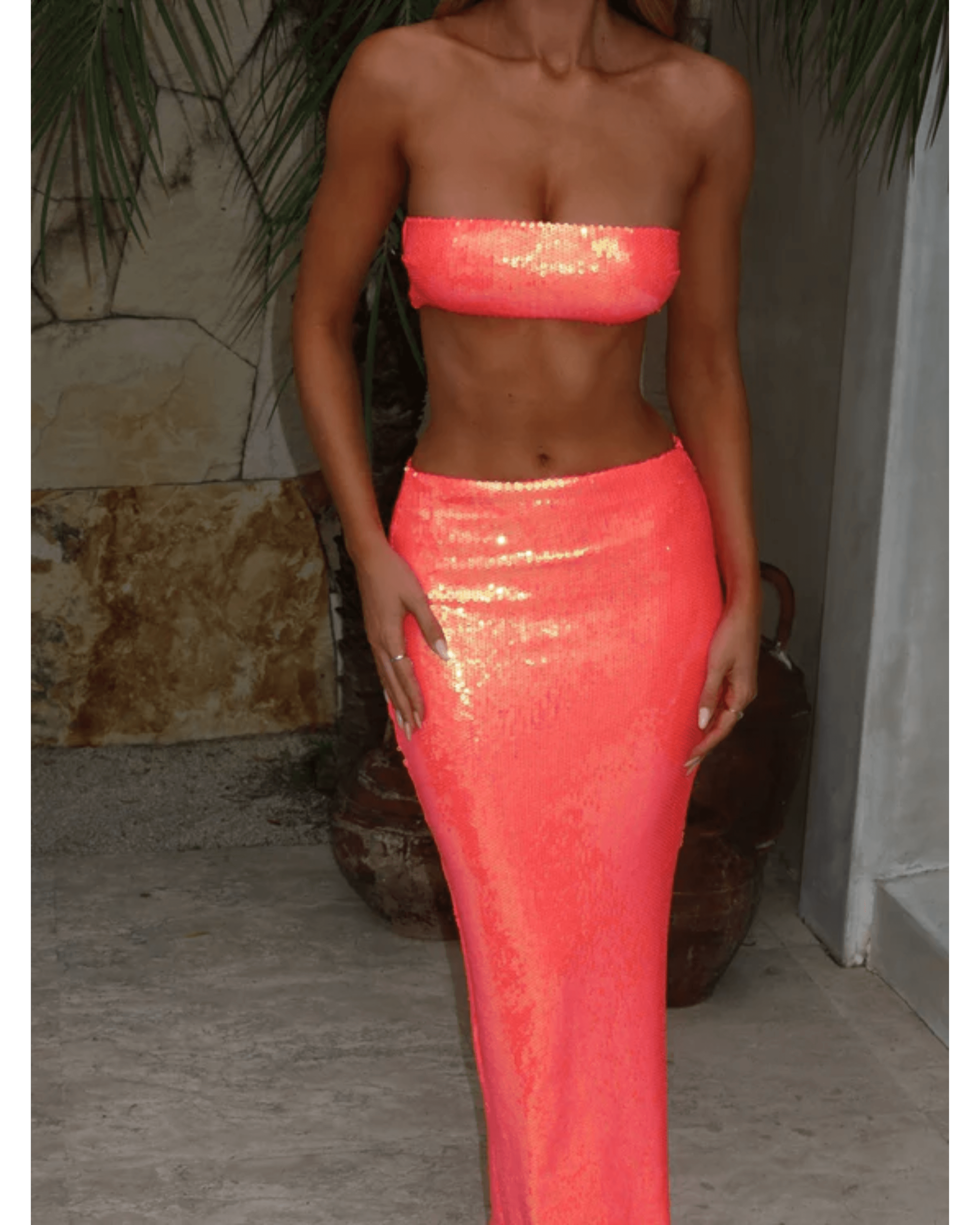 Nelly Sparkle Co-ord Set - Endless - UAE Rental and Resale for Women's Fashion