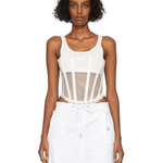 Net Lace Suspended Corset Top - Endless - UAE Rental and Resale for Women's Fashion