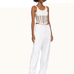 Net Lace Suspended Corset Top - Endless - UAE Rental and Resale for Women's Fashion