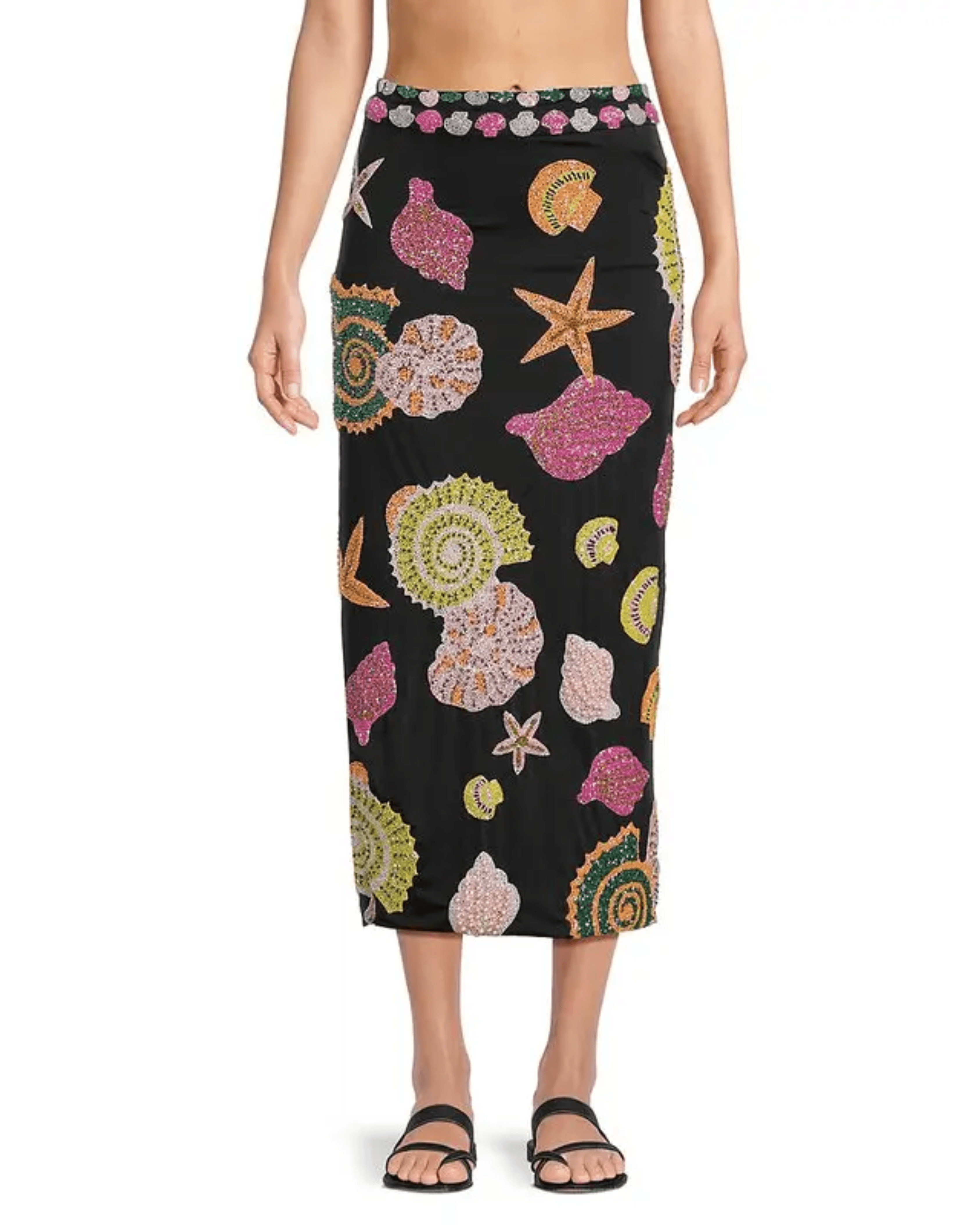 New York Hand-Embroidered Skirt - Endless - UAE Rental and Resale for Women's Fashion
