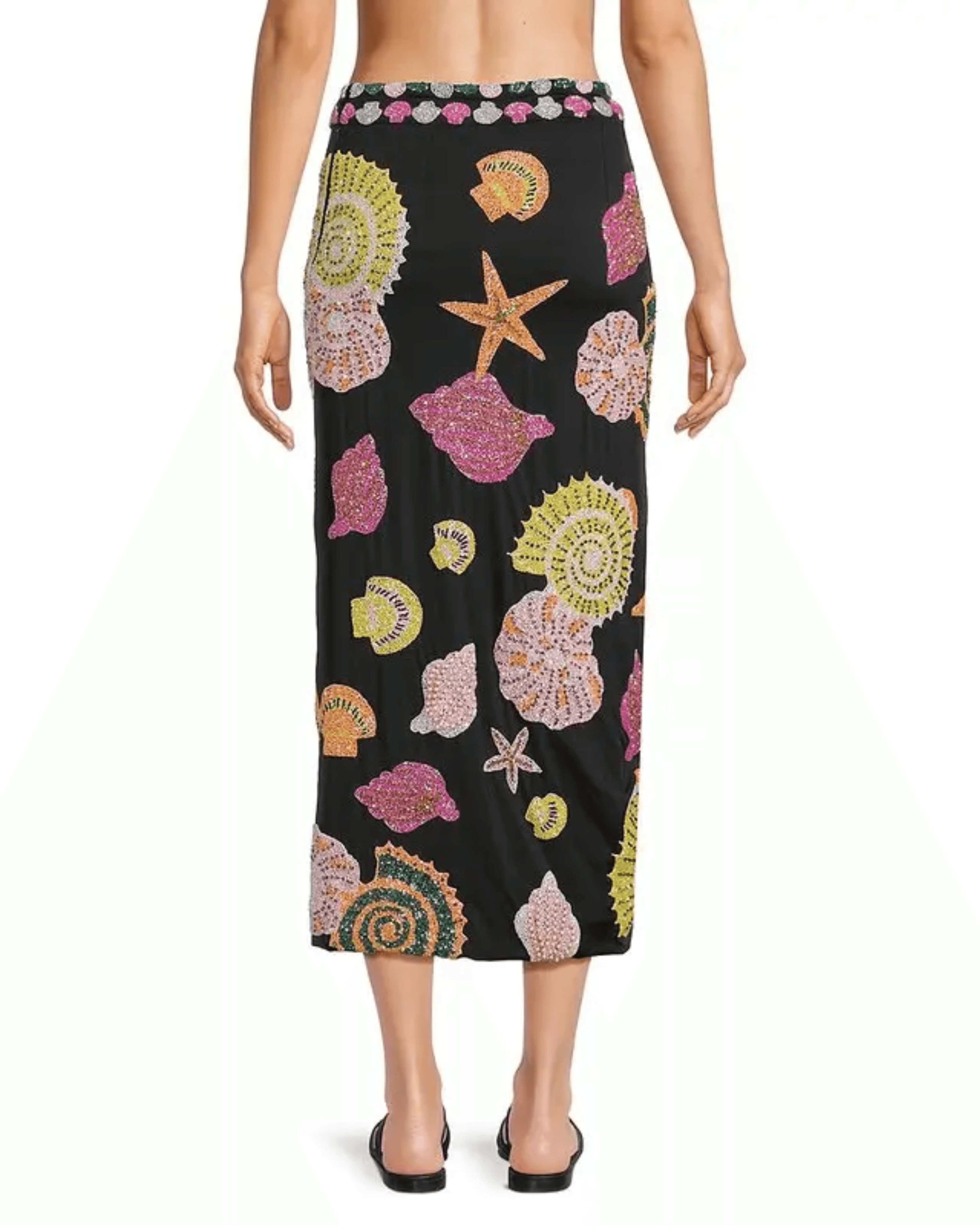 New York Hand-Embroidered Skirt - Endless - UAE Rental and Resale for Women's Fashion