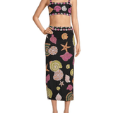 New York Hand-Embroidered Skirt - Endless - UAE Rental and Resale for Women's Fashion