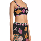 New York Seashell Hand-Beaded Co-ord Set - Endless - UAE Rental and Resale for Women's Fashion