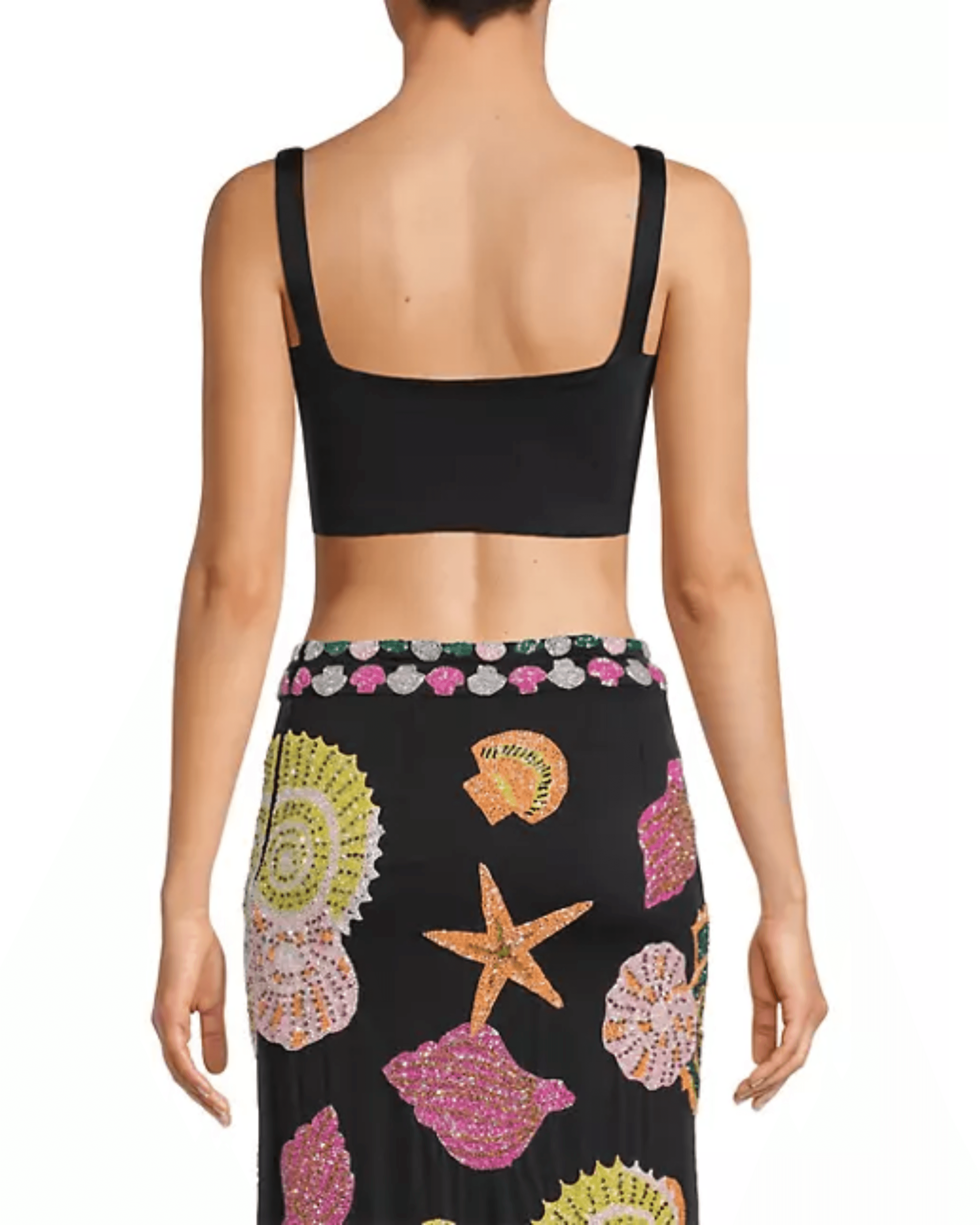 New York Seashell Hand-Beaded Co-ord Set - Endless - UAE Rental and Resale for Women's Fashion