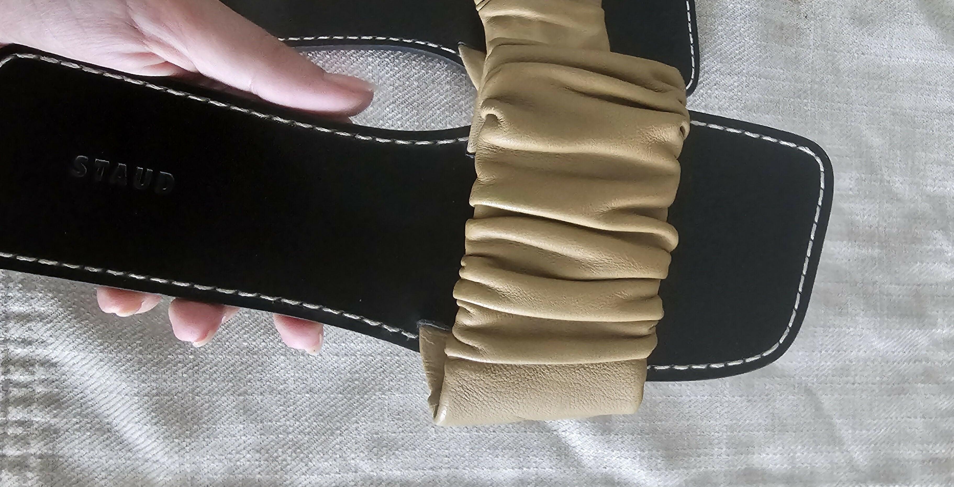 Nina Ruched Sandals - Endless - UAE Rental and Resale for Women's Fashion