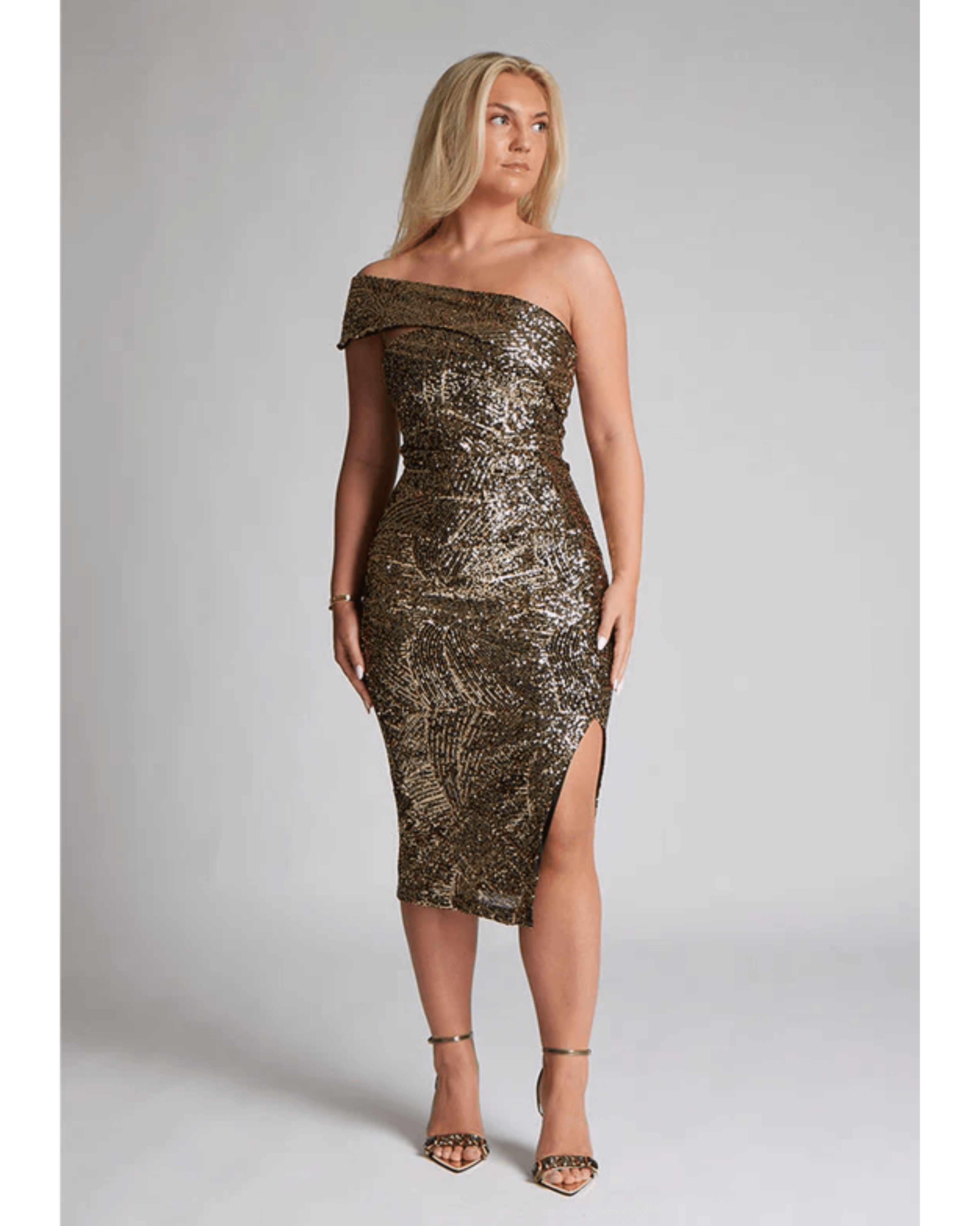 Nina Sequin Midaxi Dress - Endless - UAE Rental and Resale for Women's Fashion