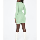 Obsessed With Me Long Sleeve Mini Dress - Endless - UAE Rental and Resale for Women's Fashion