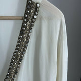 Obsidian Kaftan in Cream - Endless - UAE Rental and Resale for Women's Fashion