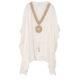 Obsidian Kaftan in Cream - Endless - UAE Rental and Resale for Women's Fashion