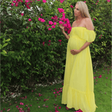Off The Shoulder Abi Dress In Sunshine - Endless - UAE Rental and Resale for Women's Fashion