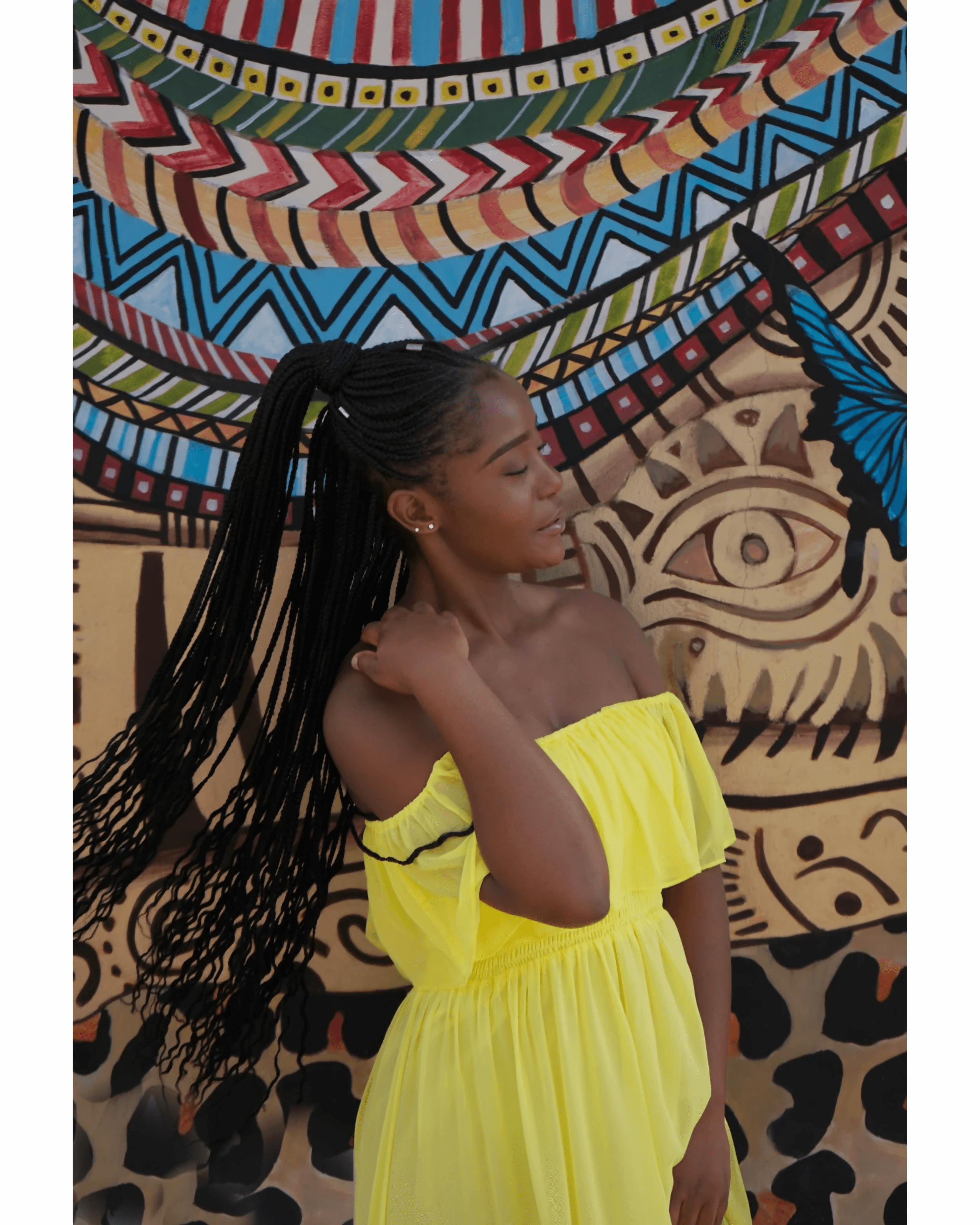 Off The Shoulder Abi Dress In Sunshine - Endless - UAE Rental and Resale for Women's Fashion