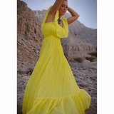 Off The Shoulder Abi Dress In Sunshine - Endless - UAE Rental and Resale for Women's Fashion