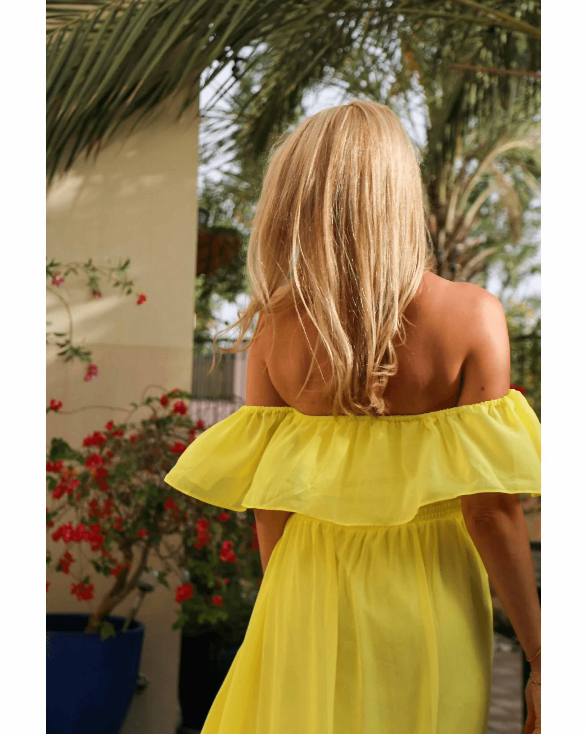 Off The Shoulder Abi Dress In Sunshine - Endless - UAE Rental and Resale for Women's Fashion