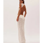 Off White Sequin Dress - Endless - UAE Rental and Resale for Women's Fashion