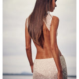 Off White Sequin Dress - Endless - UAE Rental and Resale for Women's Fashion