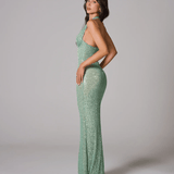 Olivia Halter Maxi Dress - Endless - UAE Rental and Resale for Women's Fashion