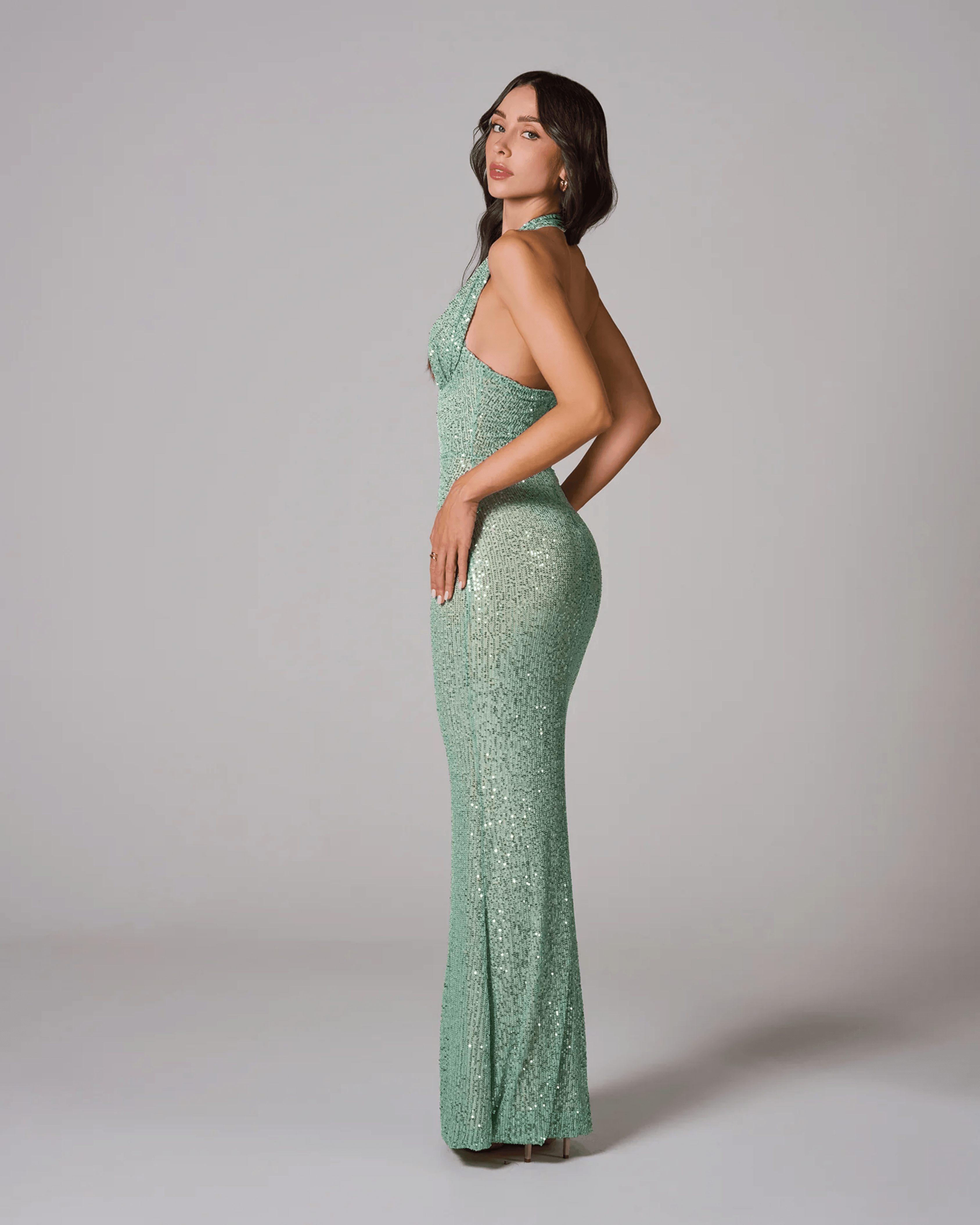Olivia Halter Maxi Dress - Endless - UAE Rental and Resale for Women's Fashion