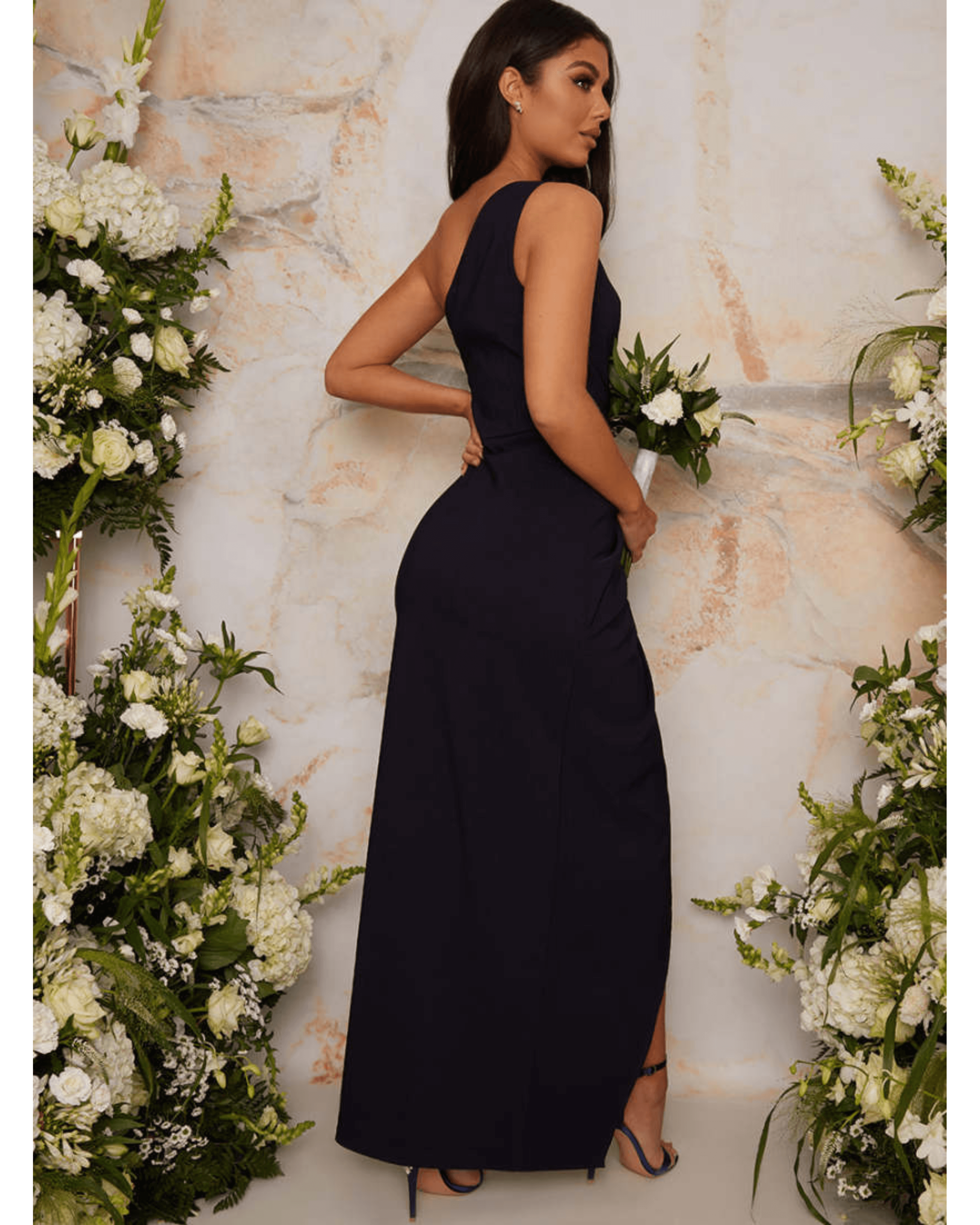 One-Shoulder Bodycon Dress - Endless - UAE Rental and Resale for Women's Fashion