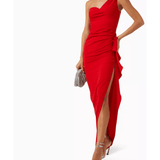 One-shoulder Crystal Maxi Dress - Endless - UAE Rental and Resale for Women's Fashion