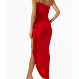 One-shoulder Crystal Maxi Dress - Endless - UAE Rental and Resale for Women's Fashion