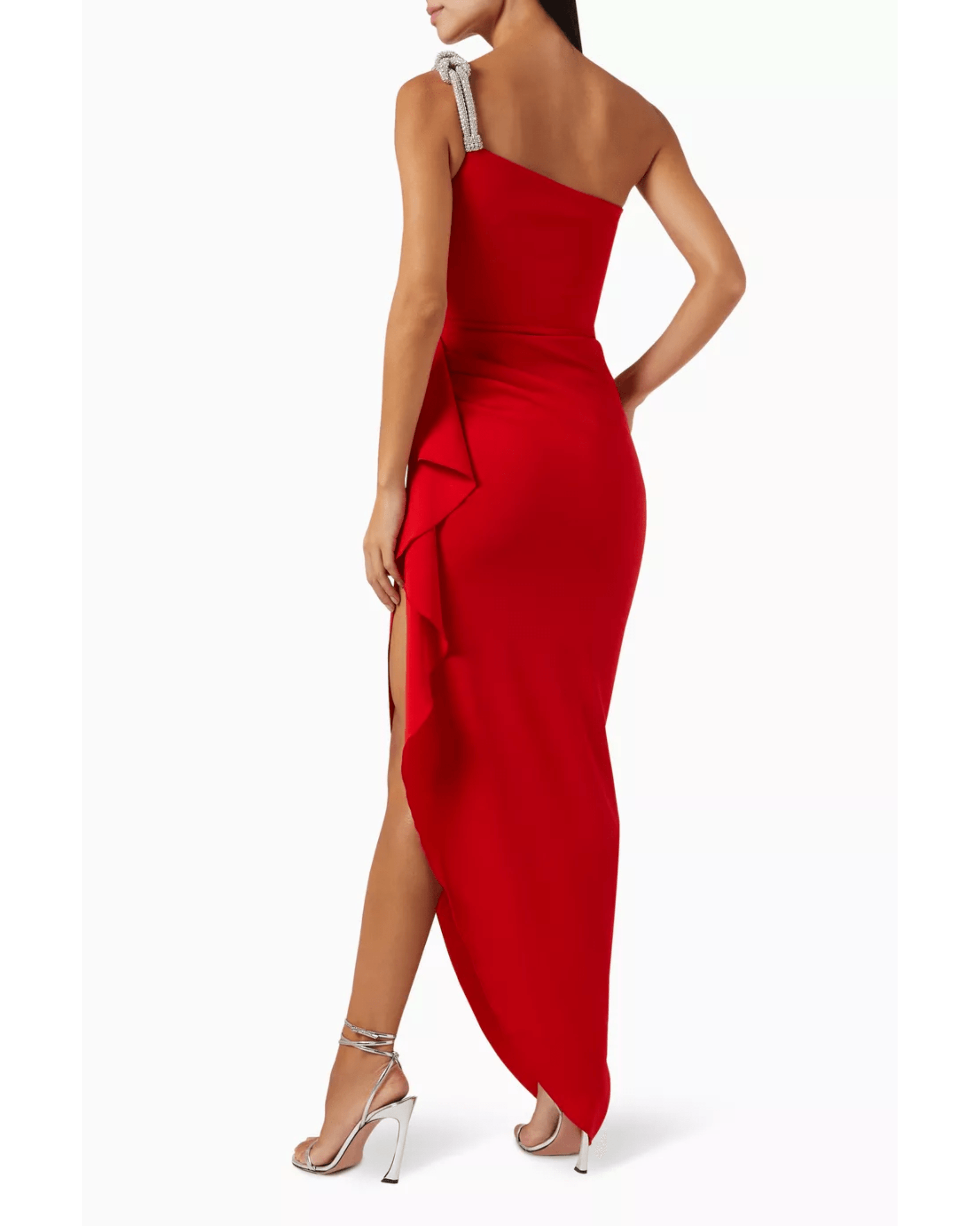 One-shoulder Crystal Maxi Dress - Endless - UAE Rental and Resale for Women's Fashion
