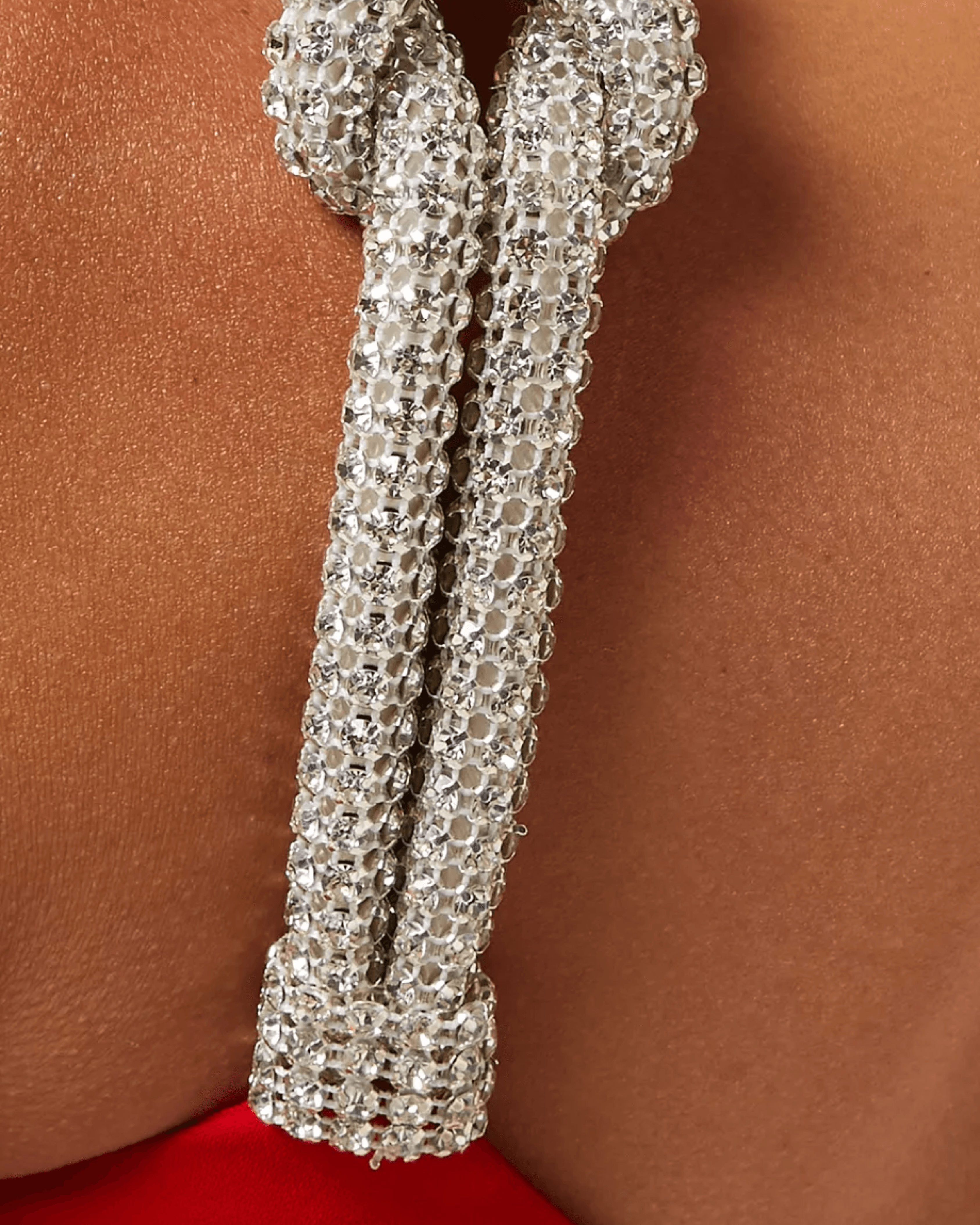 One-shoulder Crystal Maxi Dress - Endless - UAE Rental and Resale for Women's Fashion