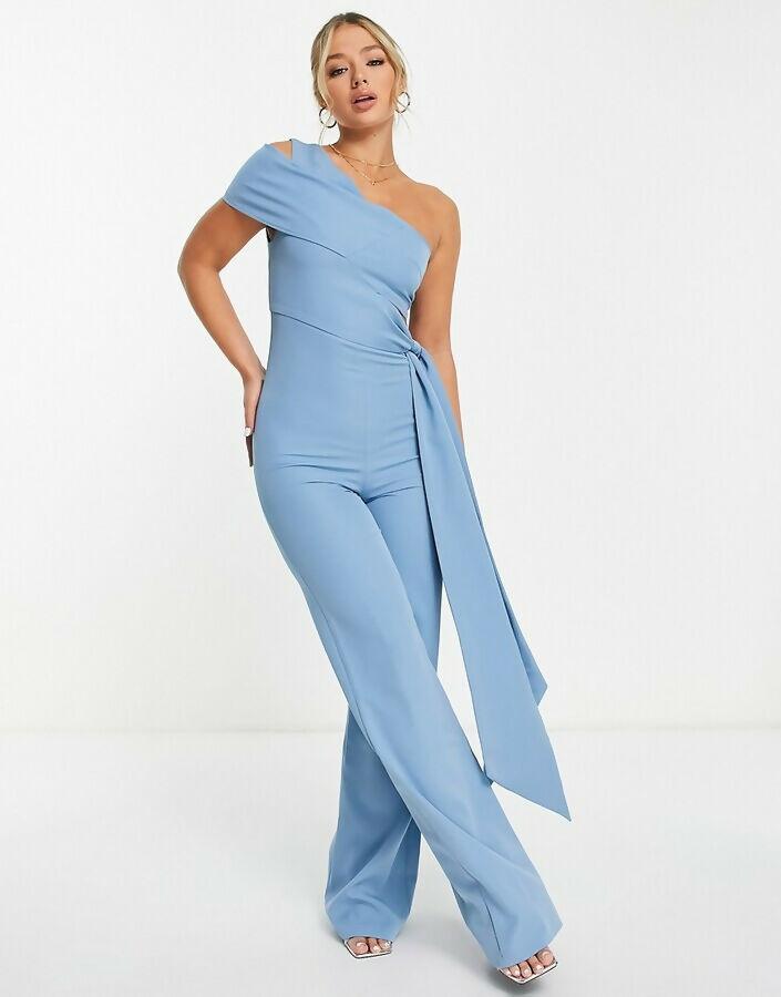 One Shoulder Jumpsuit - Endless - UAE Rental and Resale for Women's Fashion