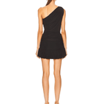 One Shoulder Peasant Mini Dress - Endless - UAE Rental and Resale for Women's Fashion