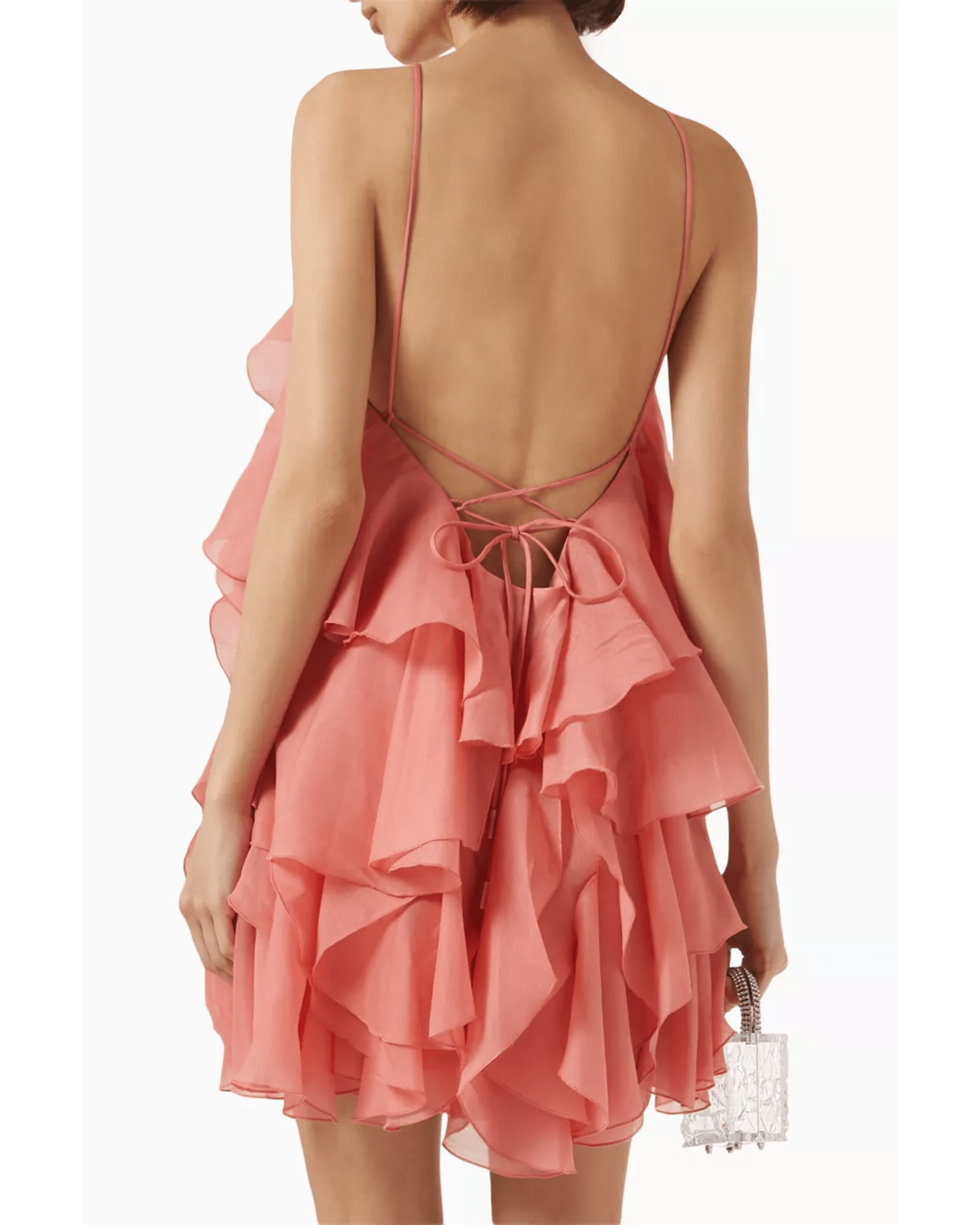 Pandorea Layered-ruffle Mini Dress - Endless - UAE Rental and Resale for Women's Fashion