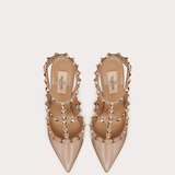Patent Rockstud Caged Pump 100mm - Endless - UAE Rental and Resale for Women's Fashion