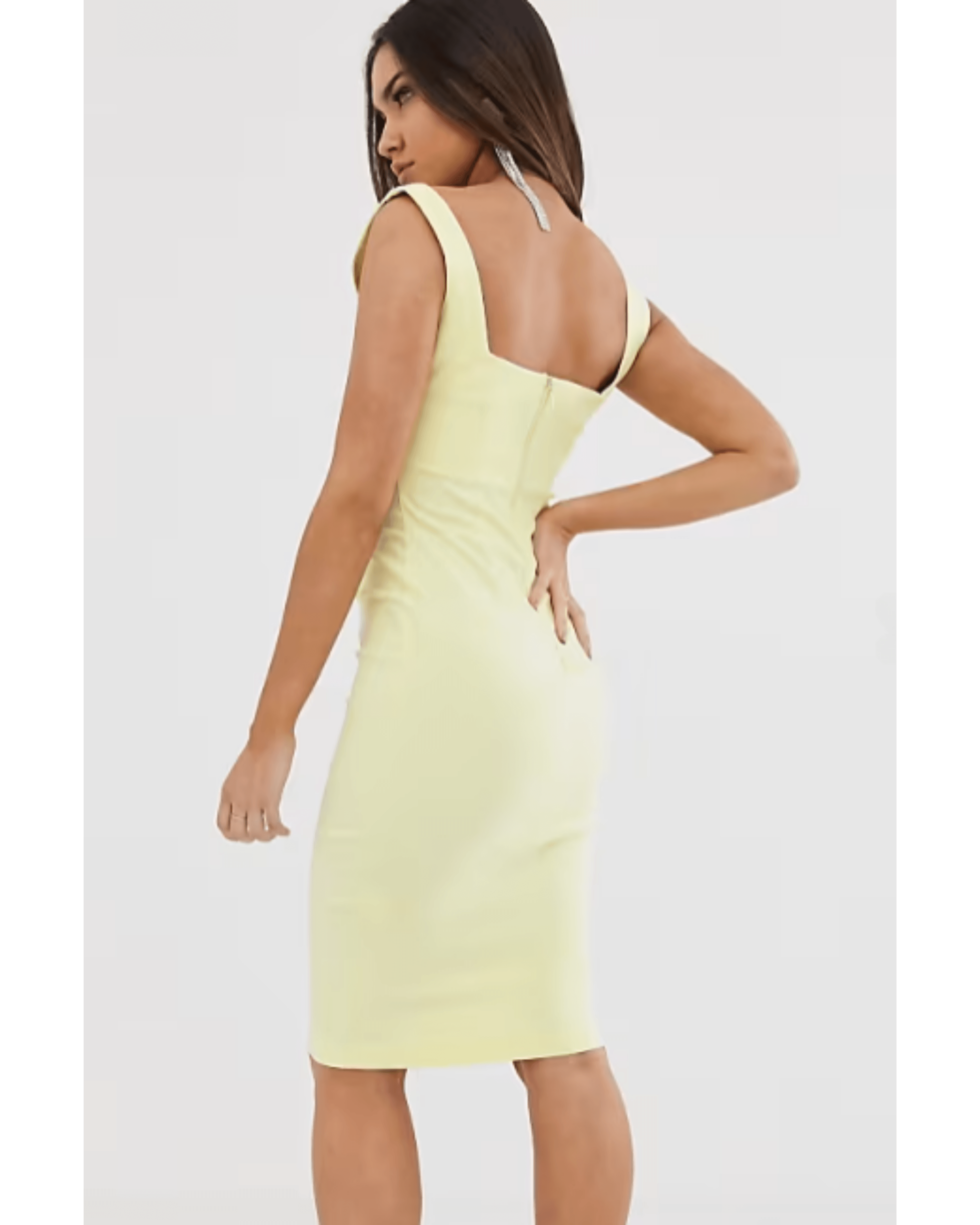 Pencil Midi Dress - Endless - UAE Rental and Resale for Women's Fashion