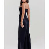 Persephone Black Strapless Corset Dress - Endless - UAE Rental and Resale for Women's Fashion