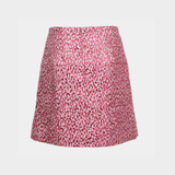 Pink Jacquard Button-embellished Mini Skirt - Endless - UAE Rental and Resale for Women's Fashion
