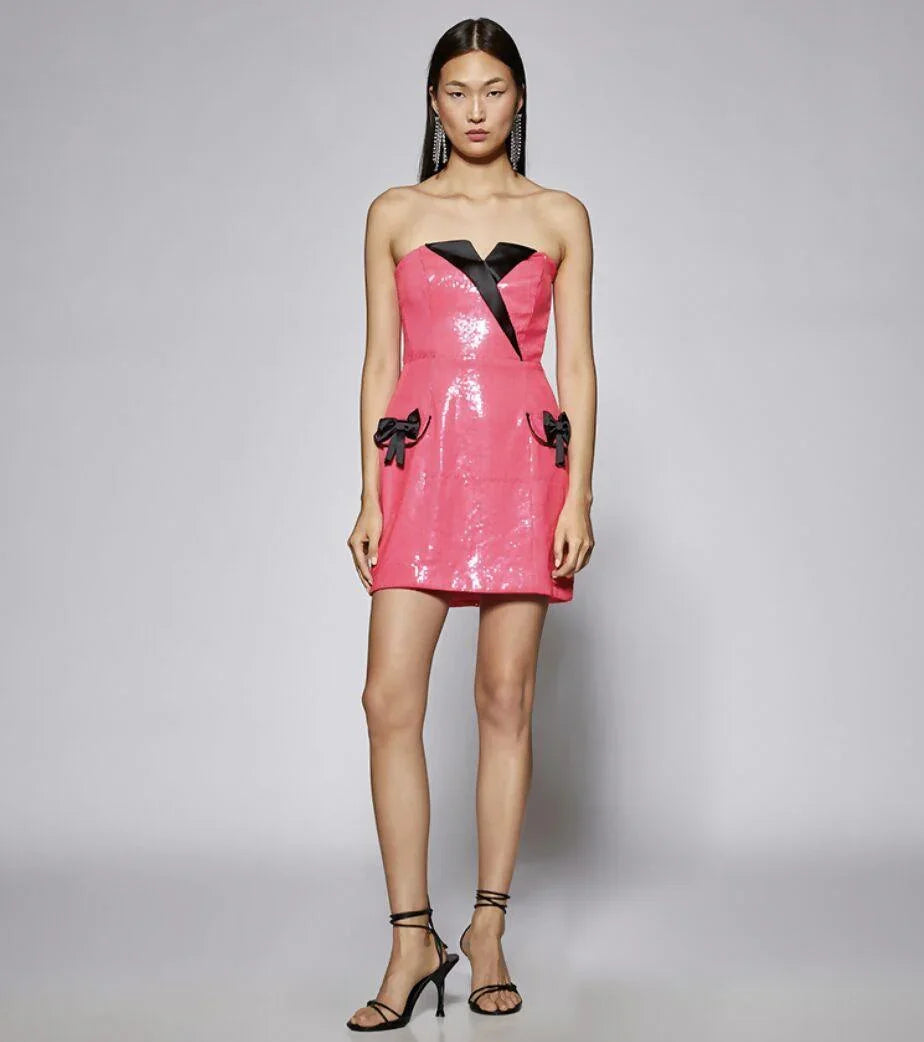 Pink Sequin Mini Dress - Endless - UAE Rental and Resale for Women's Fashion